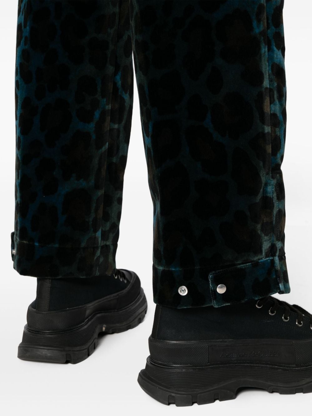 Combine leopard-print cargo trousers - 5