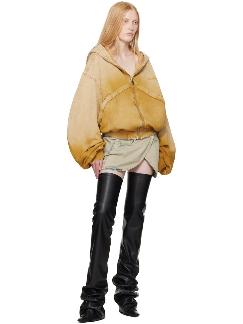 THE ATTICO Black Robin OTK Thigh High Boots outlook