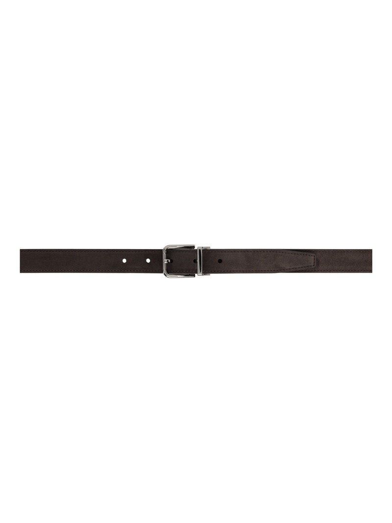 Brown Cintura No Logo Belt 1