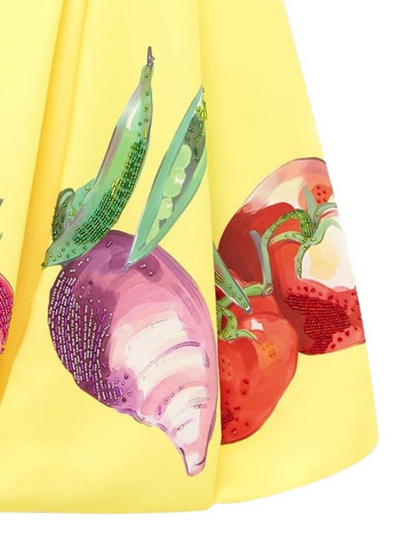 LEO LIN Suki puff printed mini dress outlook