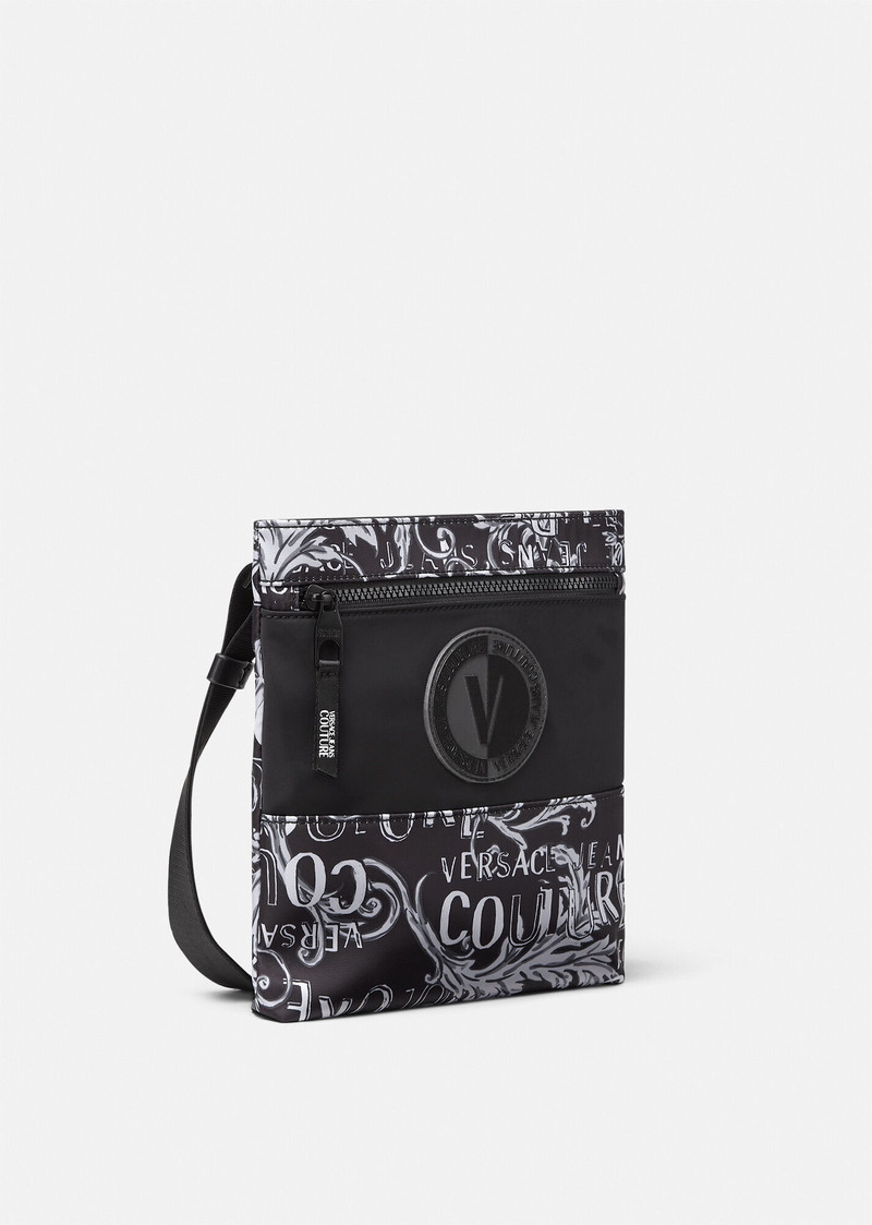 VERSACE JEANS COUTURE Logo Couture V-Emblem Crossbody Bag outlook