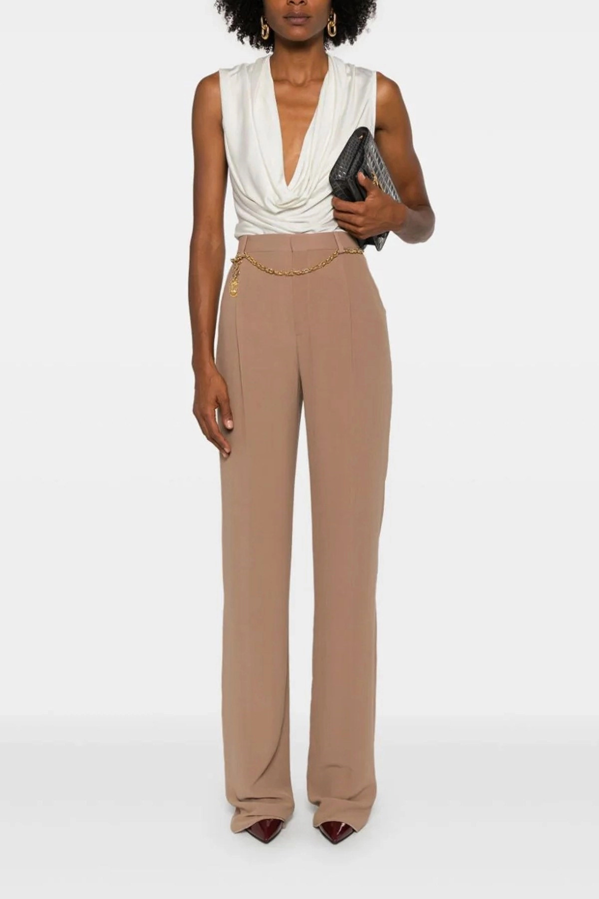 Crepe silk pants - 2