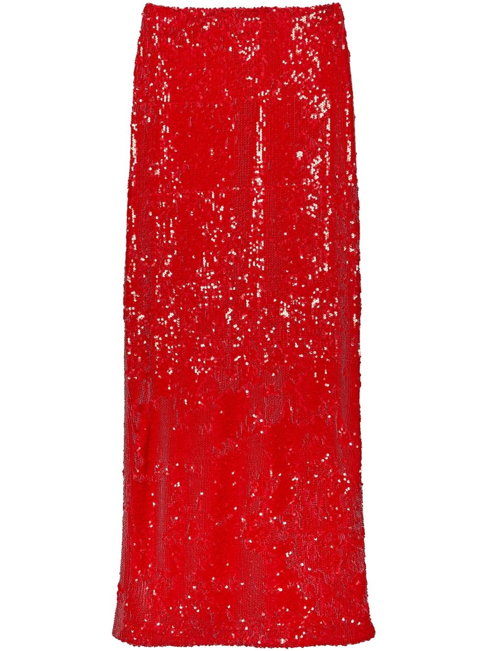sequin straight skirt - 1