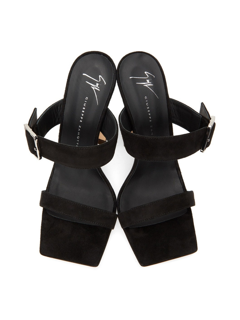 Black Musa Heeled Sandals 5