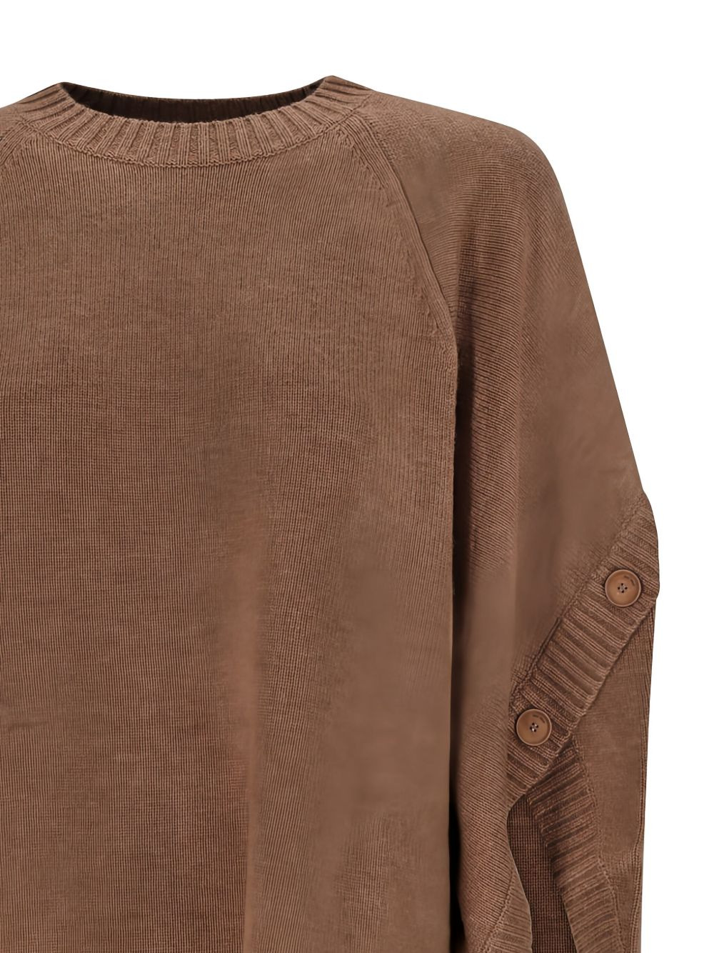 button-detailed raglan-sleeve top - 3