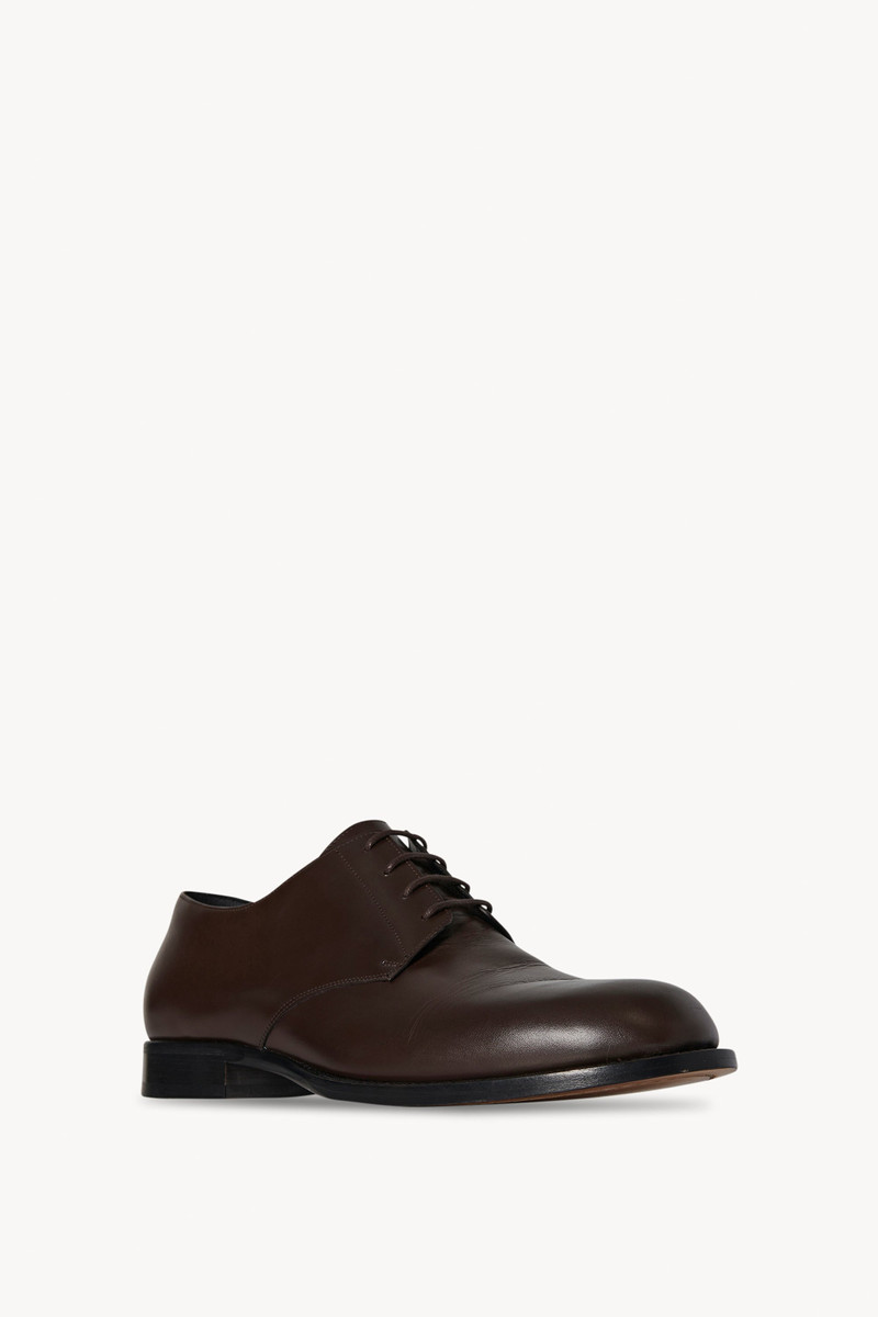The Row Novus Derby Shoe in Leather outlook