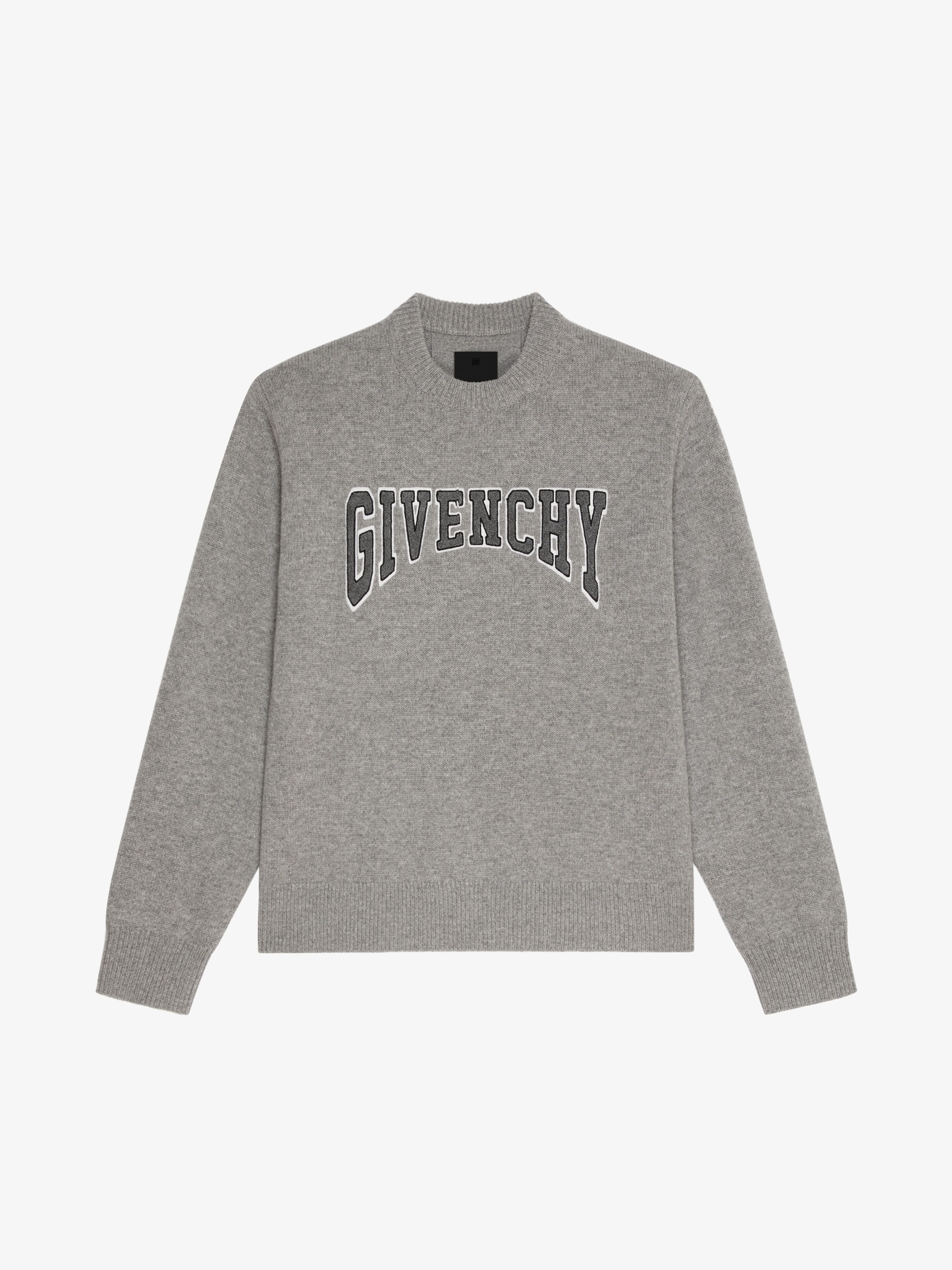 SWEATER IN WOOL AND CASHMERE WITH PATCH - 1