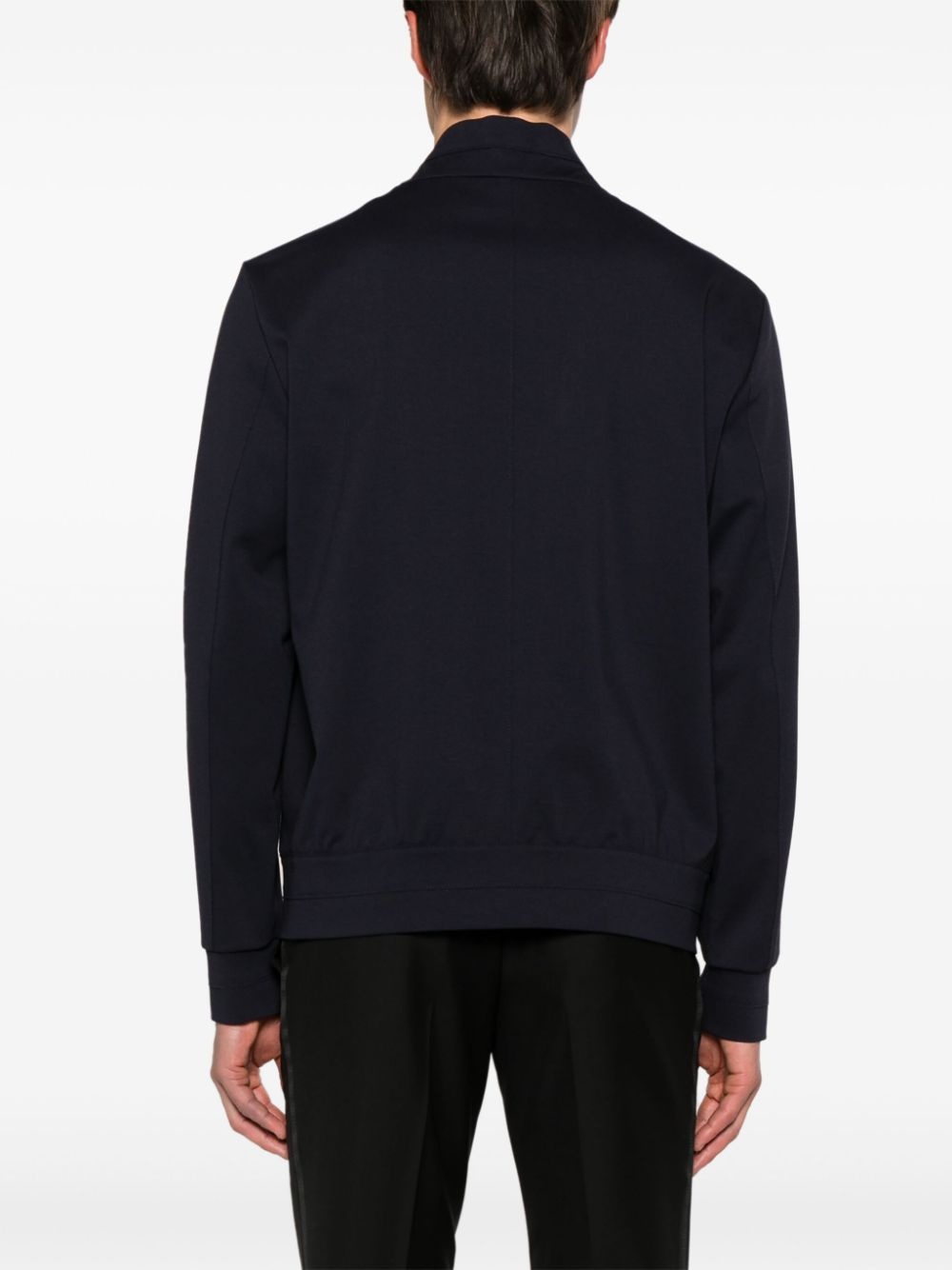 stretch-jersey bomber jacket - 4