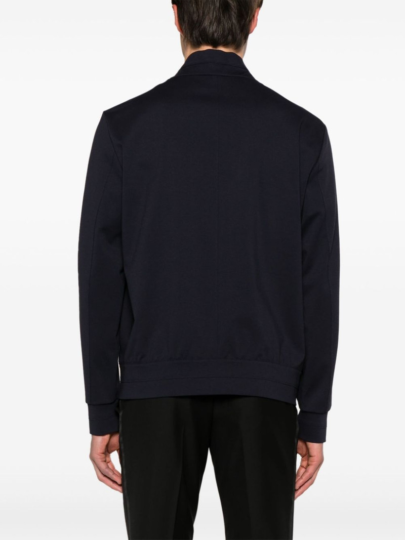 stretch-jersey bomber jacket 4