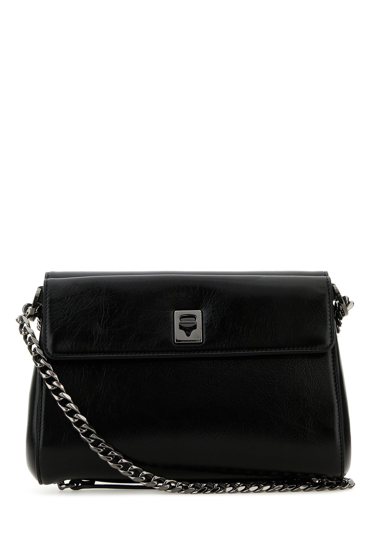 Black leather VLogo shoulder - 3