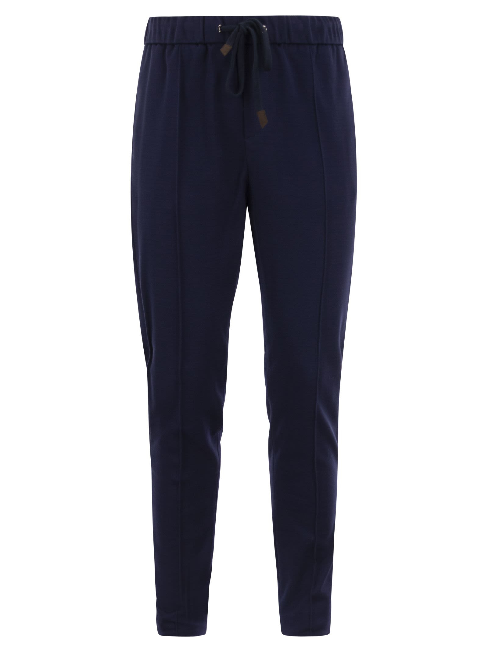 Peserico - Peserico Men Technical Cotton Jogger Trousers - 1