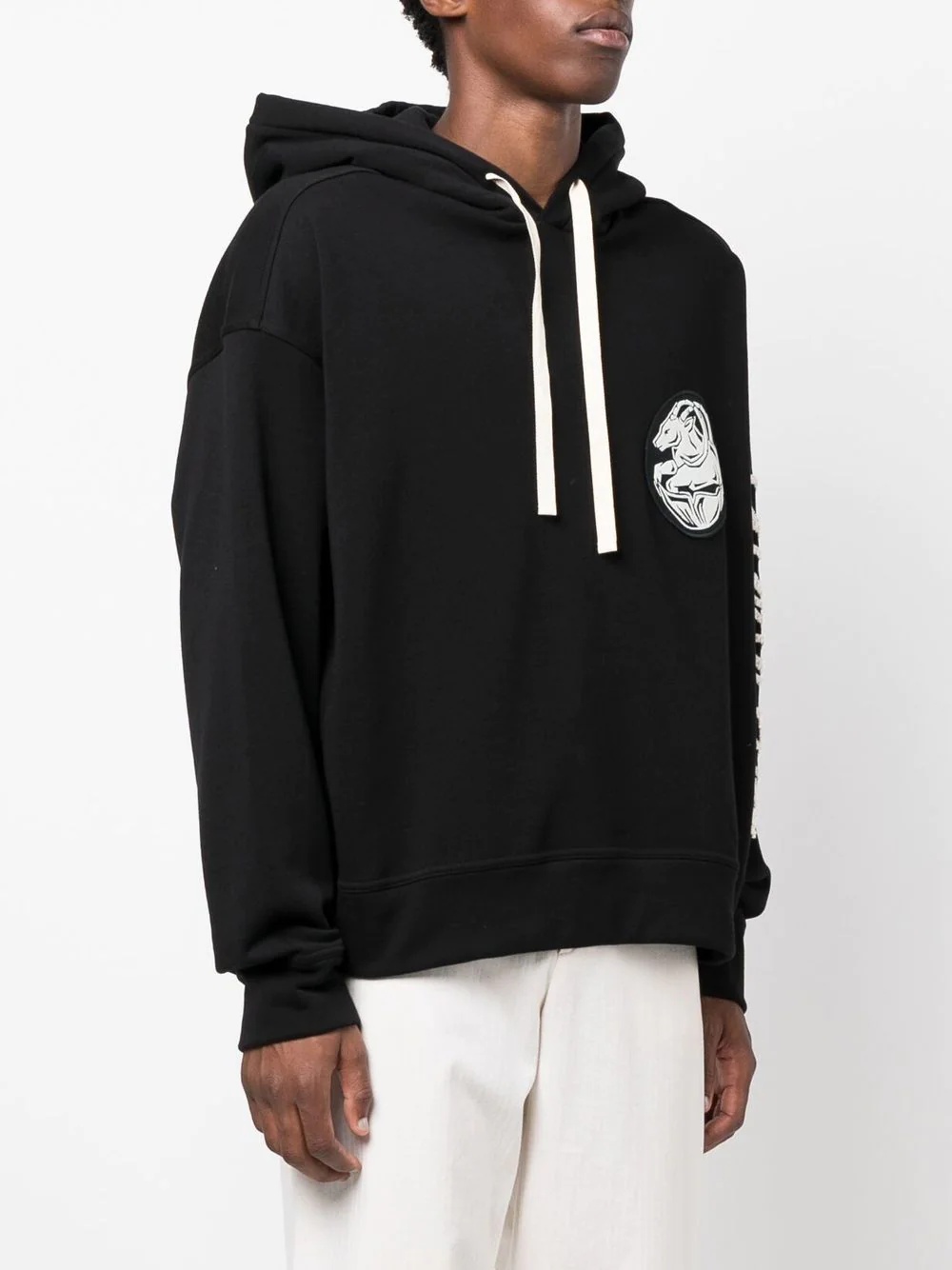 graphic-print pullover hoodie - 3