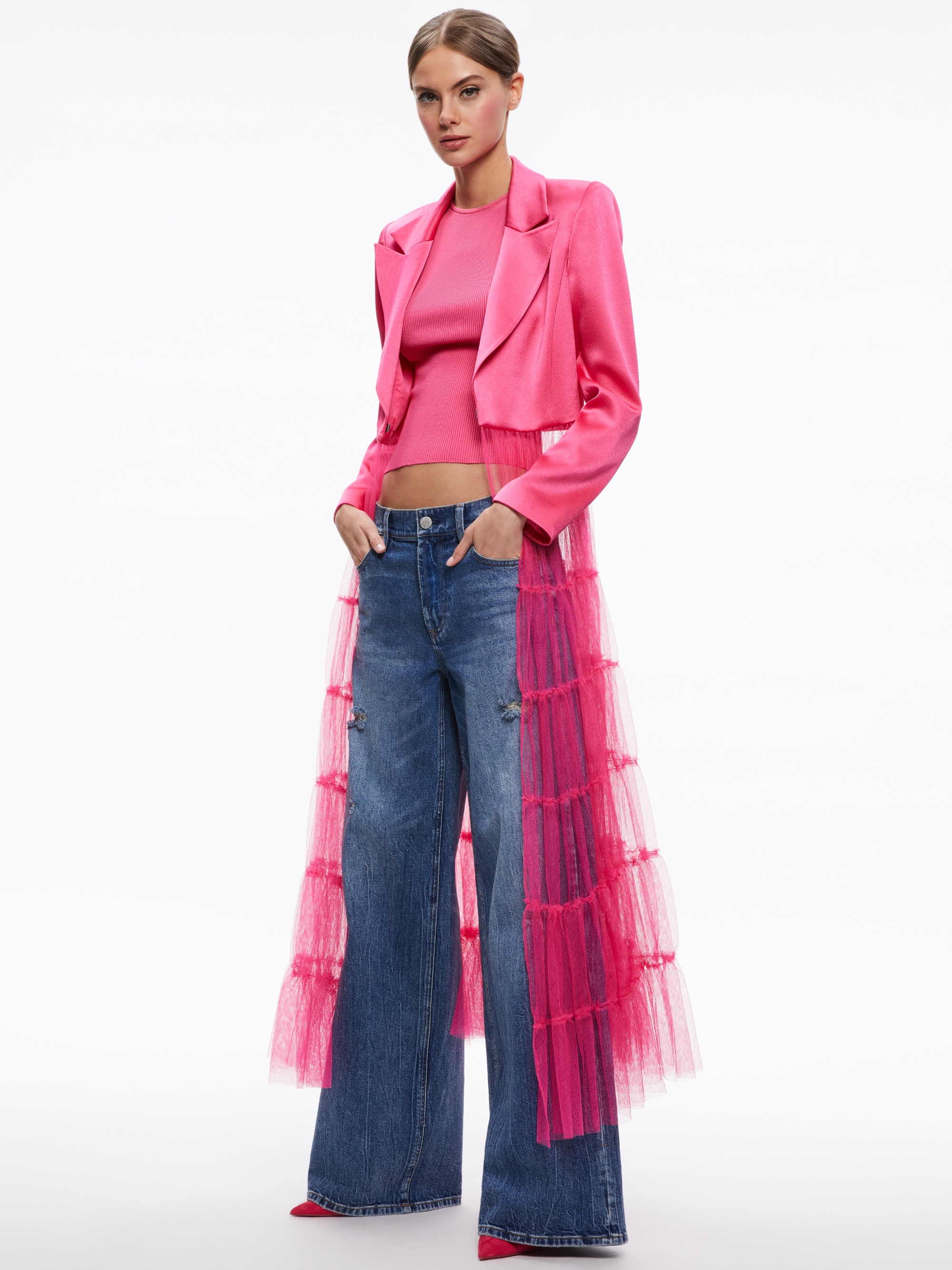 EVERLY TULLE BLAZER - 2