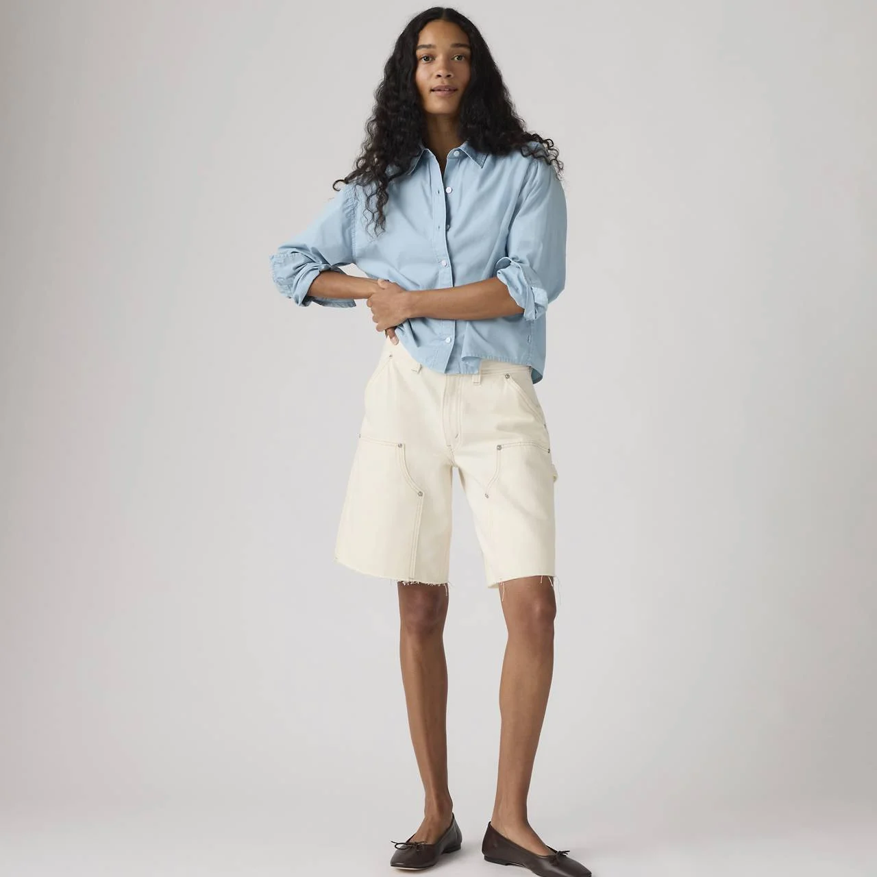 BAGGY DAD UTILITY WOMEN'S SHORTS - 1