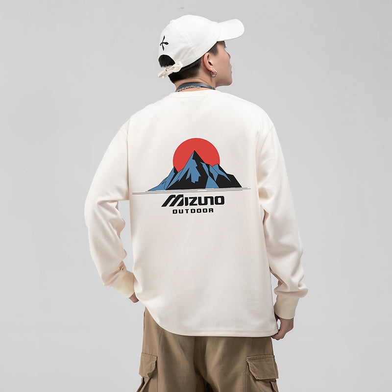 Mizuno Graphic Long Sleeve T-shirt 'White' A2CA2A03 - 8