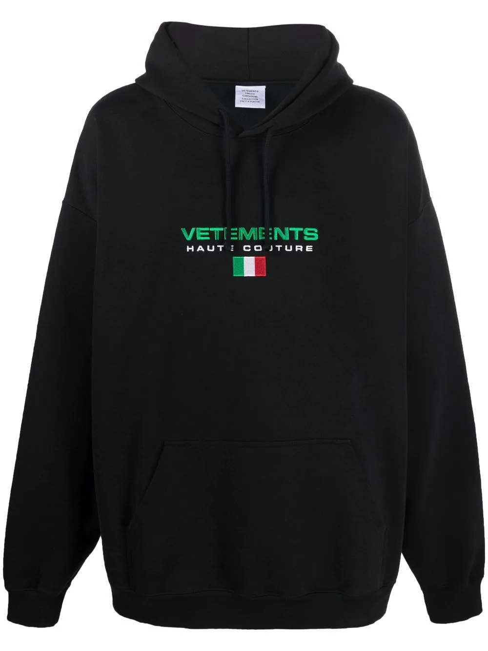 logo-print pullover hoodie - 1