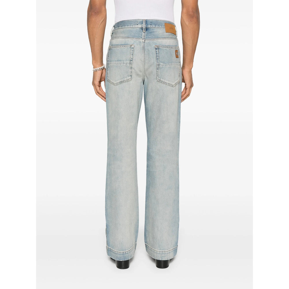 Amiri Blue Denim - Regular & Straight-Leg Jeans Men - 3