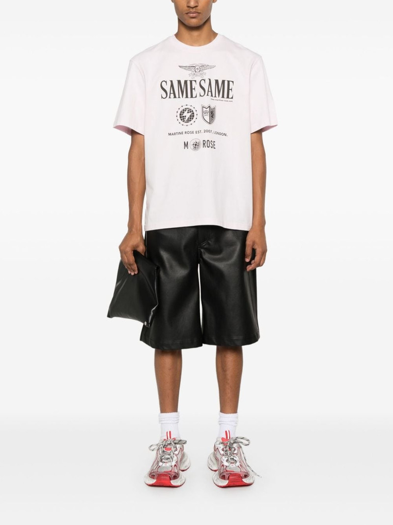 Martine Rose text-print T-shirt outlook