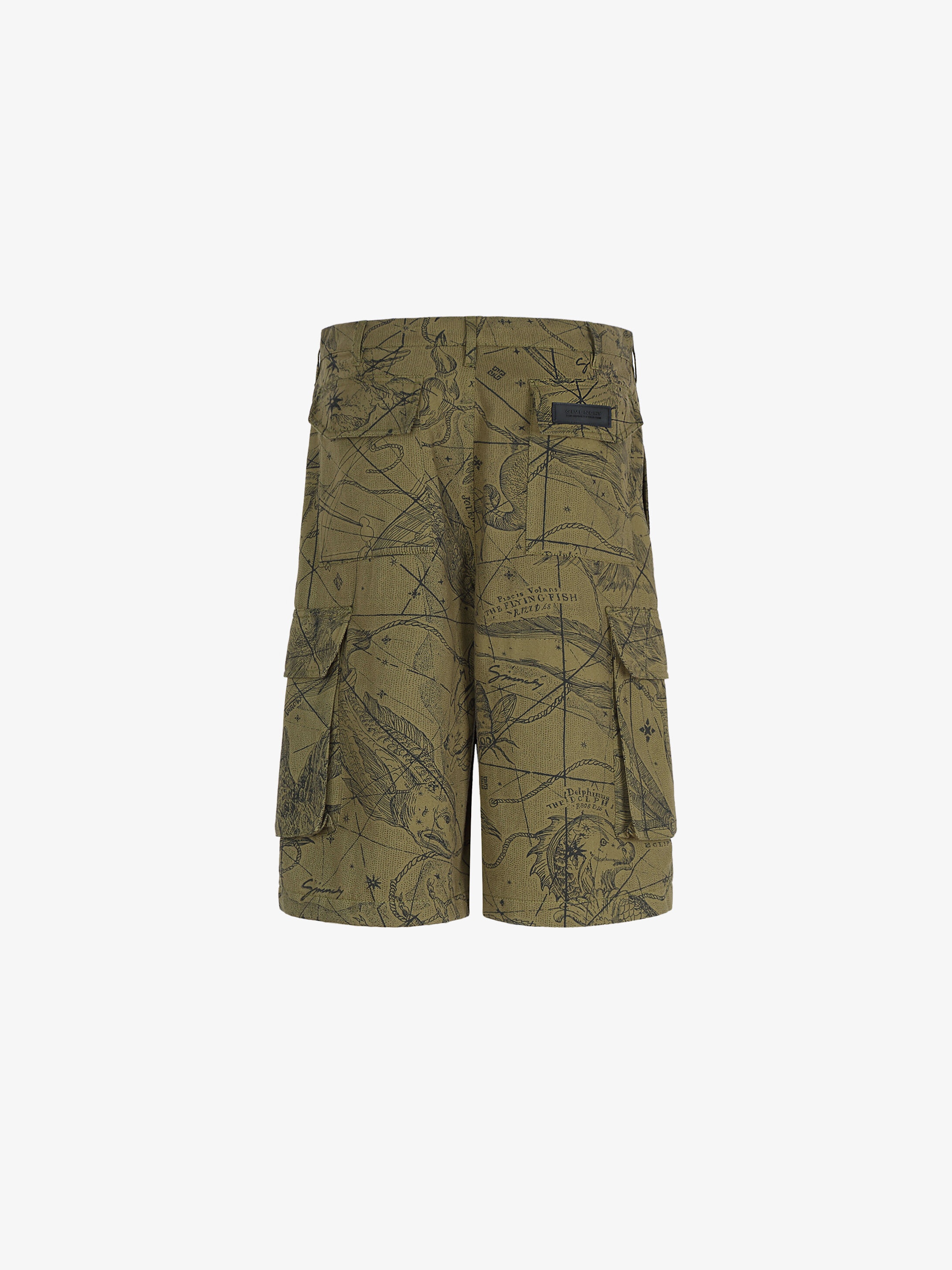 Astral printed multipockets cargo short pants - 4