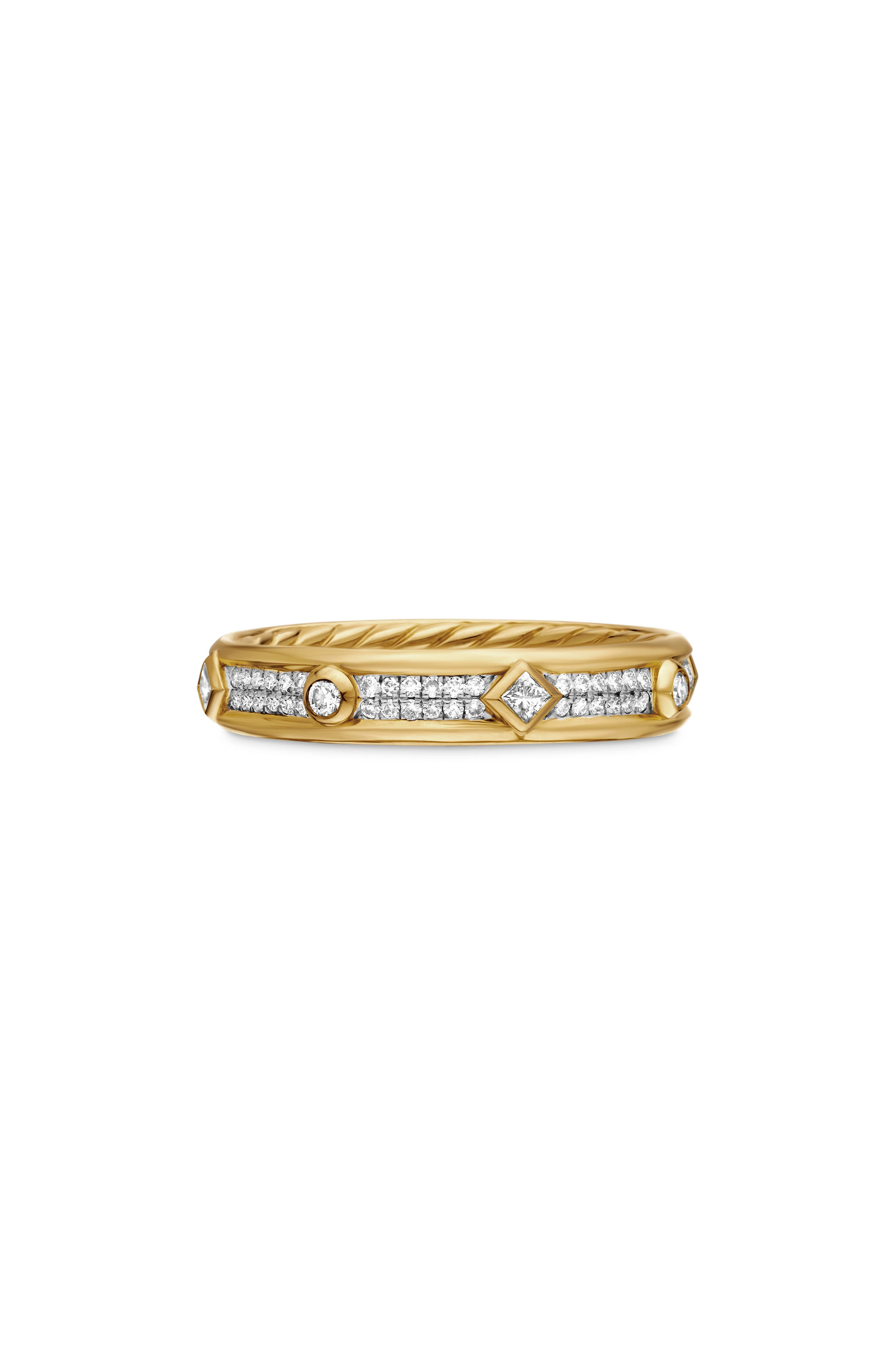 David Yurman Modern Renaissance Band Ring in 18K Yellow Gold at Nordstrom - 1