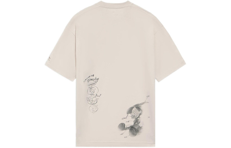 Li-Ning Li-Ning x Disney Pinocchio Graphic T-shirt 'Beige' AHSS451-1 outlook