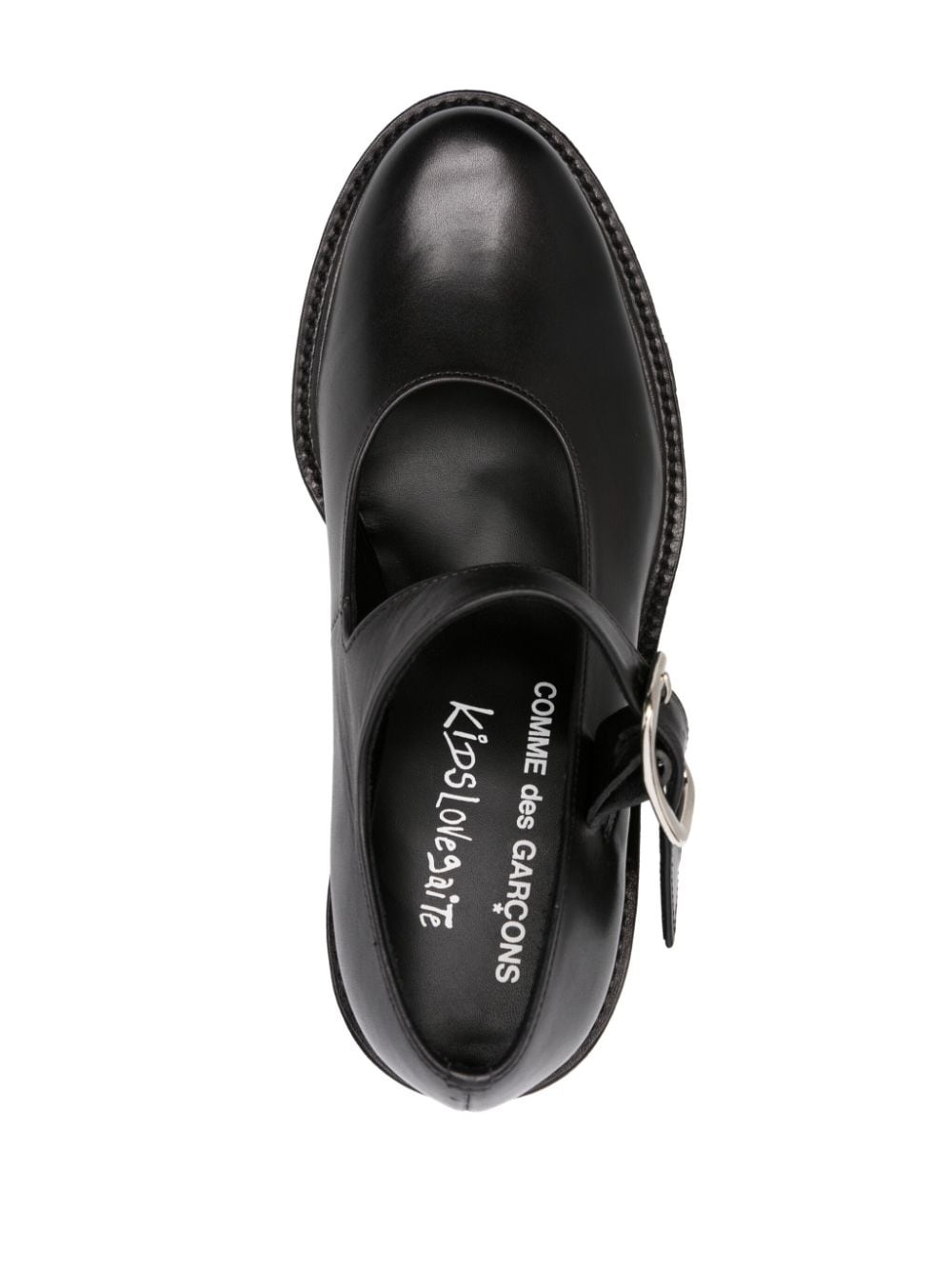 95mm leather sandals - 4