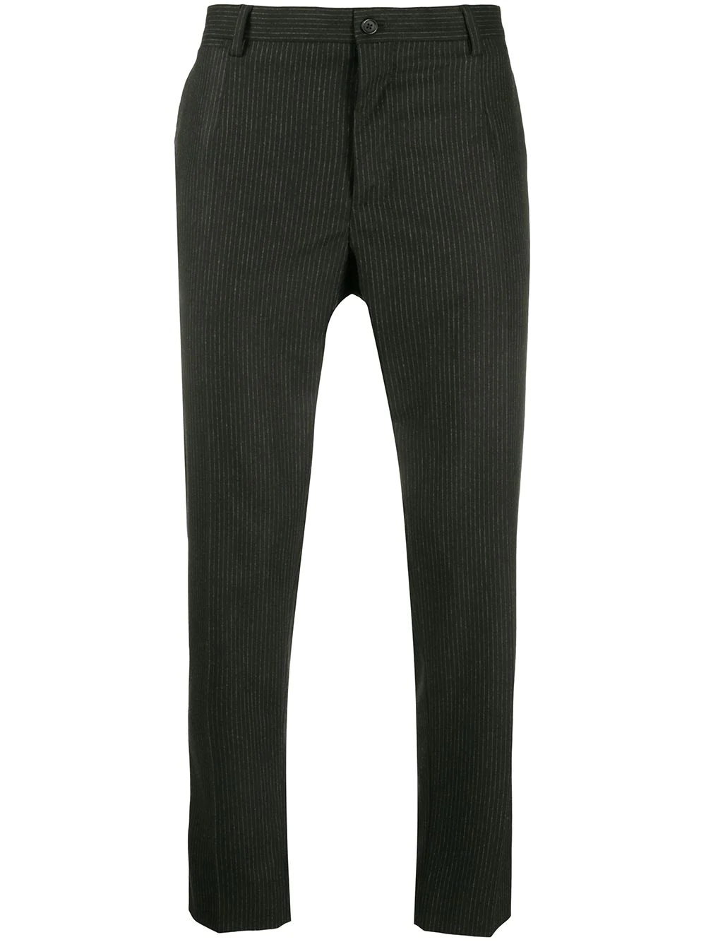 pinstriped tailored trousers - 1