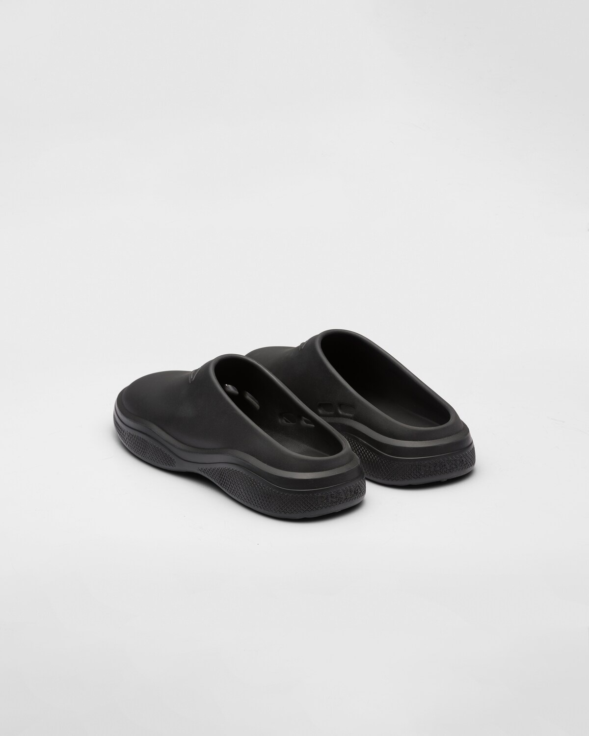 COPY - Prada Foam Rubber Mules in Black Men 9 (Unisex) WMNS) PRADA Foam Rubber Mules  main image 4