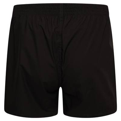 Raf Simons Printed Boxer Shorts With Woven Label in Black outlook