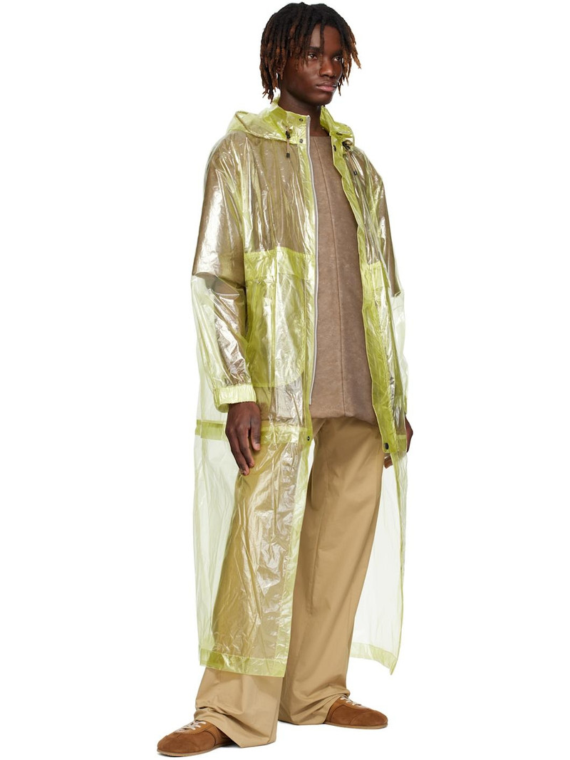 Dries Van Noten Yellow Sheer Taffeta Coat outlook
