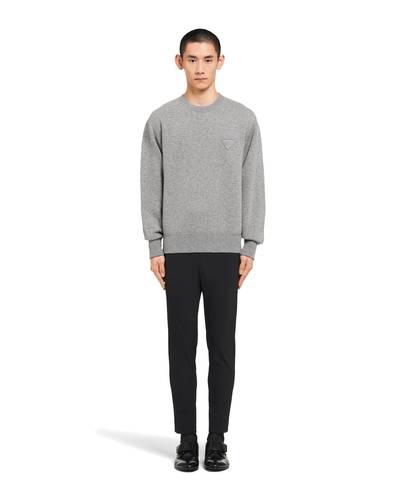 Prada Cashmere crew-neck sweater outlook