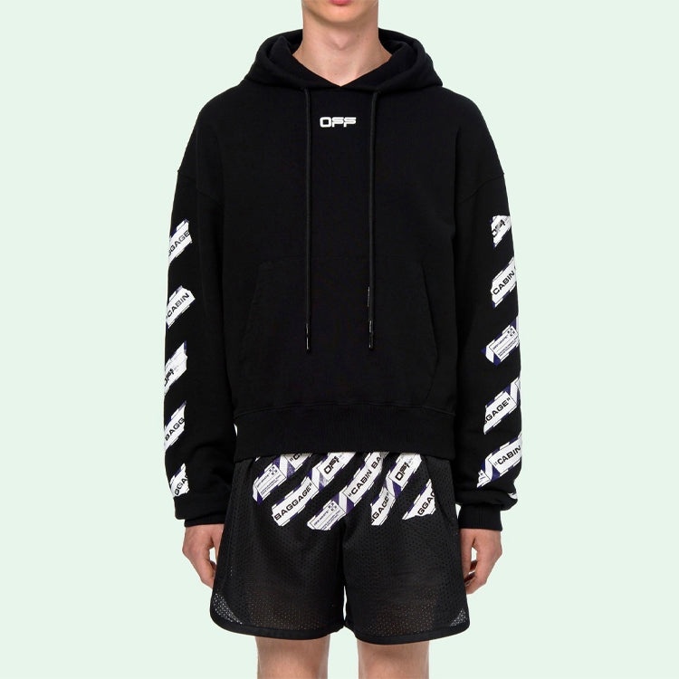 Off-White Back Arrow Printing Loose Black OMBB037S20E300031088 - 3