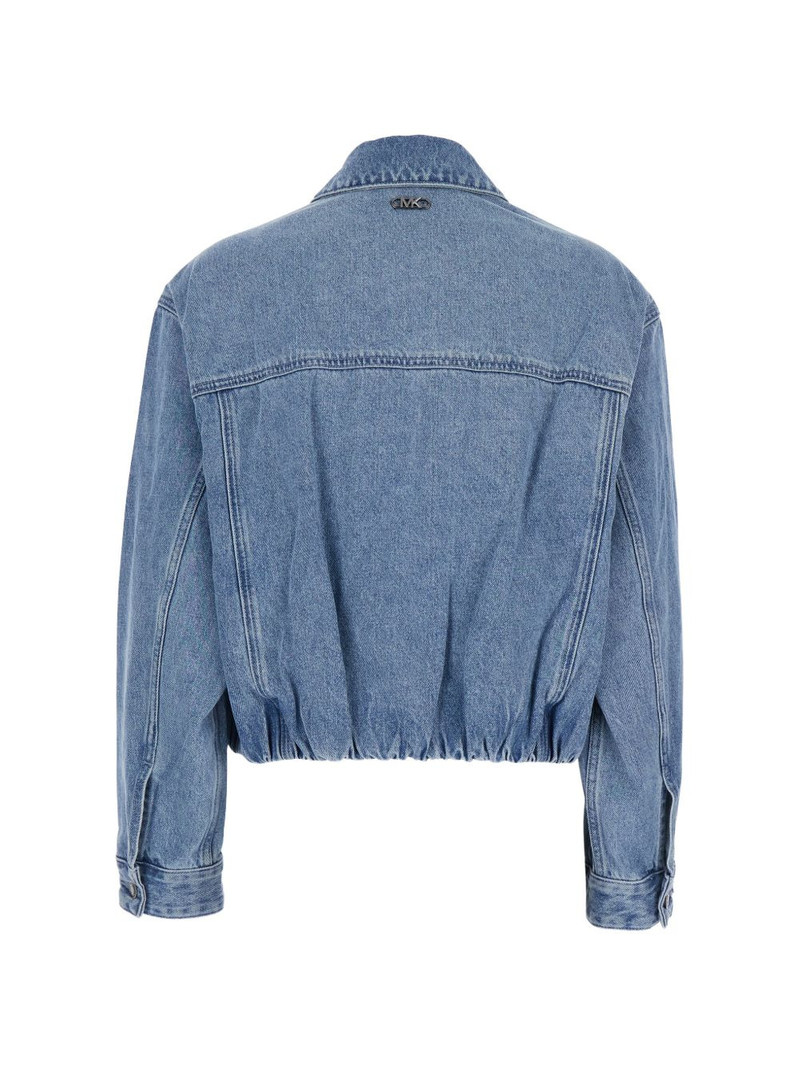 MICHAEL KORS zip-up denim jacket outlook