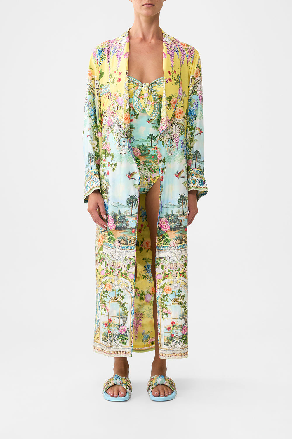 LONG ROBE WITH TIE - 2