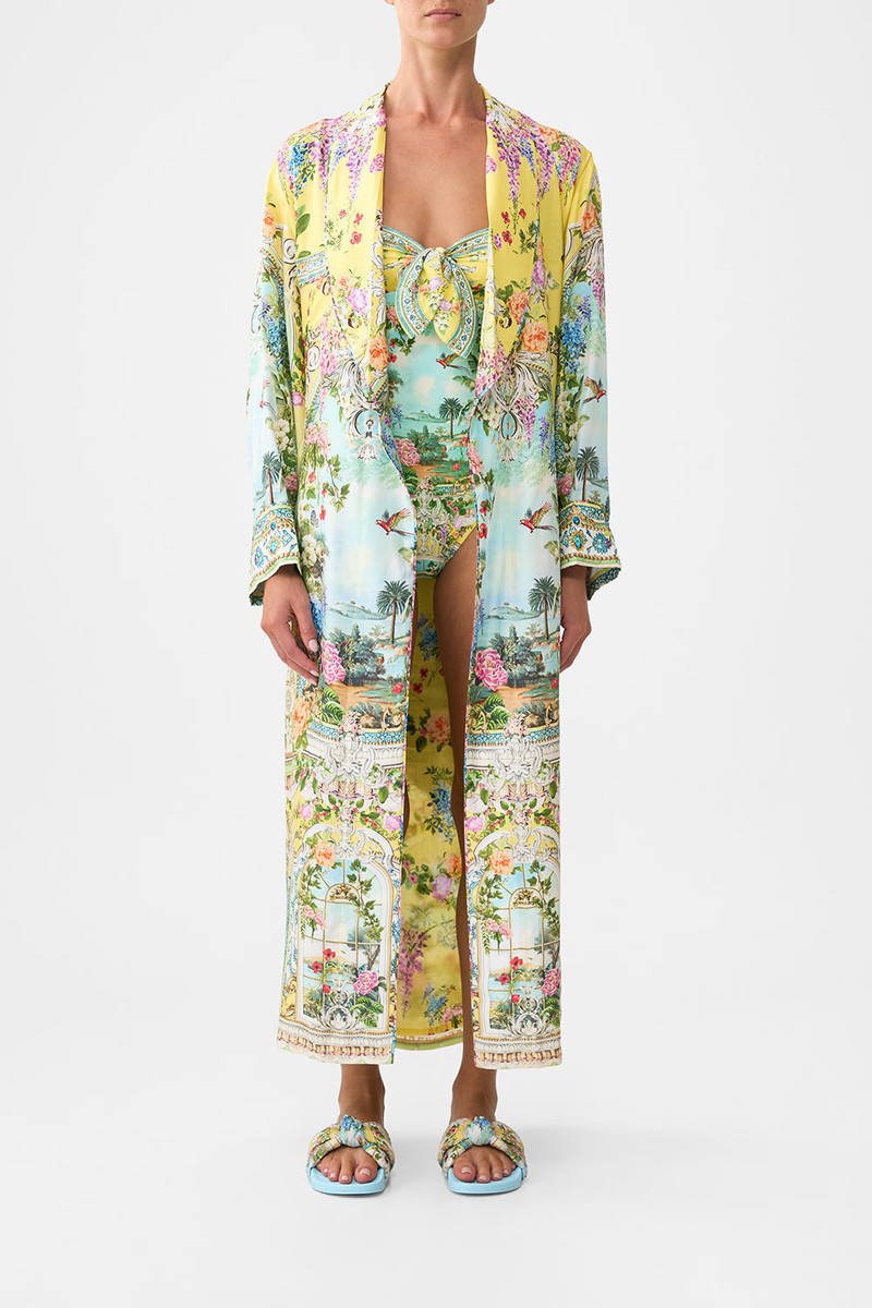 CAMILLA LONG ROBE WITH TIE outlook