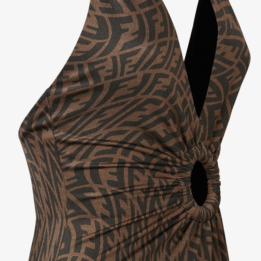 Brown Lycra® swimsuit - 3
