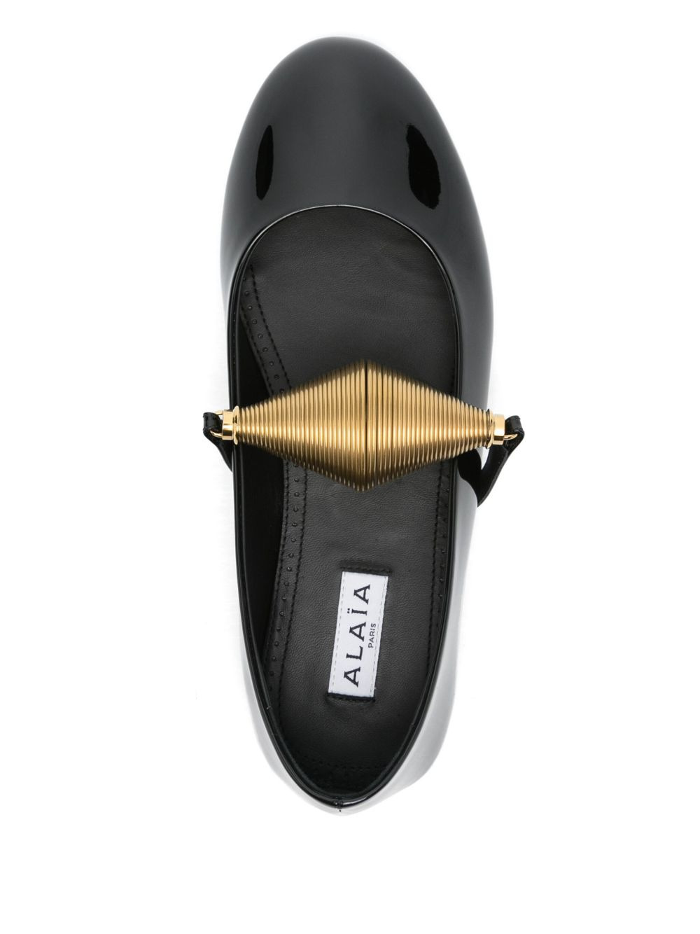 jewel-detail ballet flats - 4