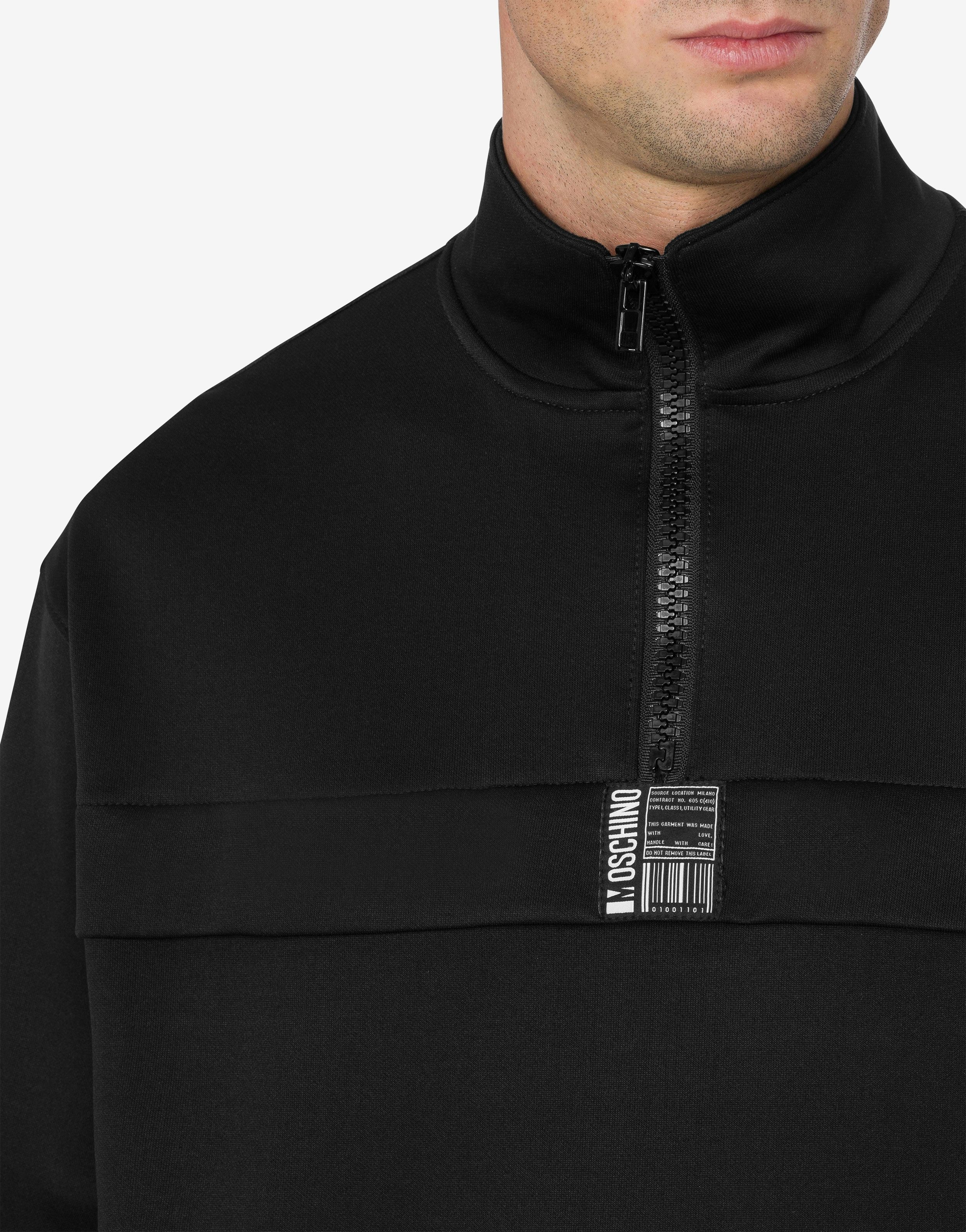 LOCKER TAG LABEL TECHNICAL SWEATSHIRT - 4