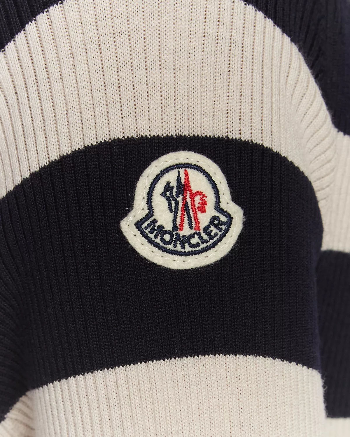 Striped Mock Neck Sweater - 5