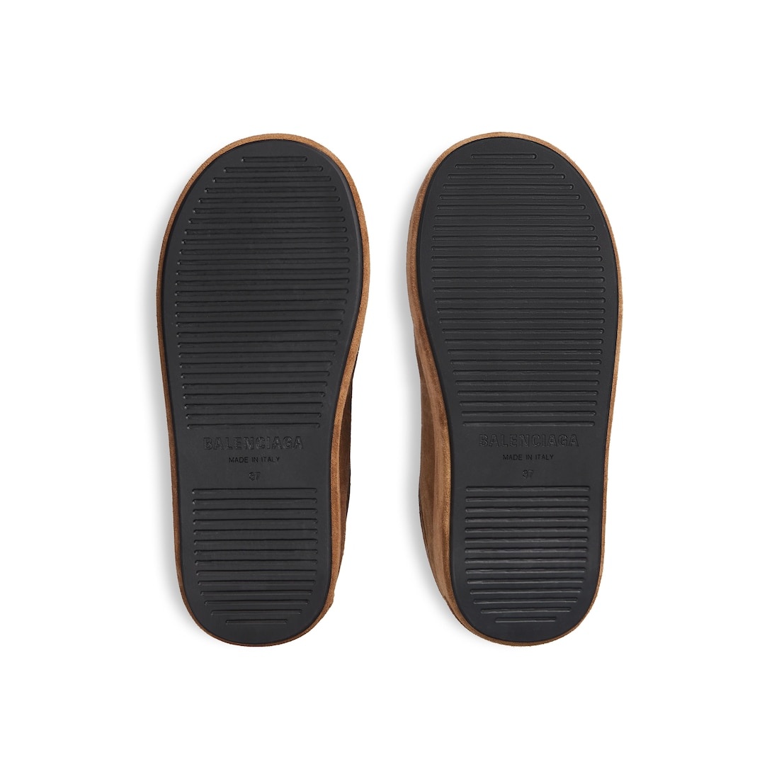 Women's Alaska Soft Platform Mule in Brown/white - 7