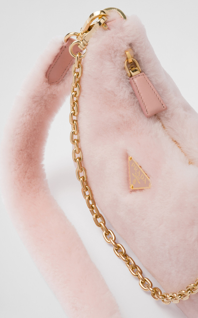Shearling Mini Bag pink 8