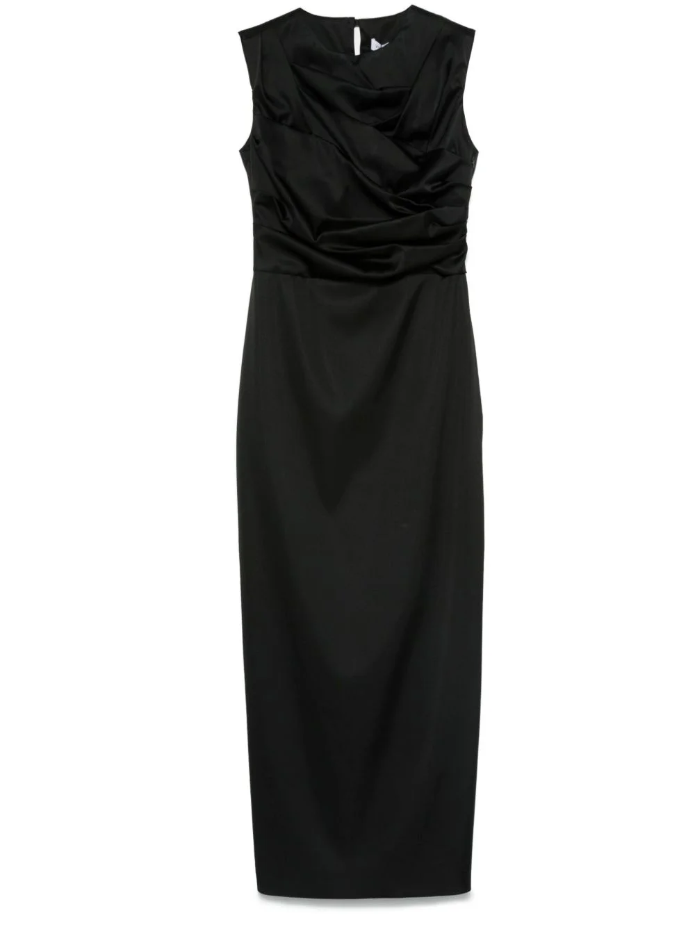 pleated maxi dress - 1