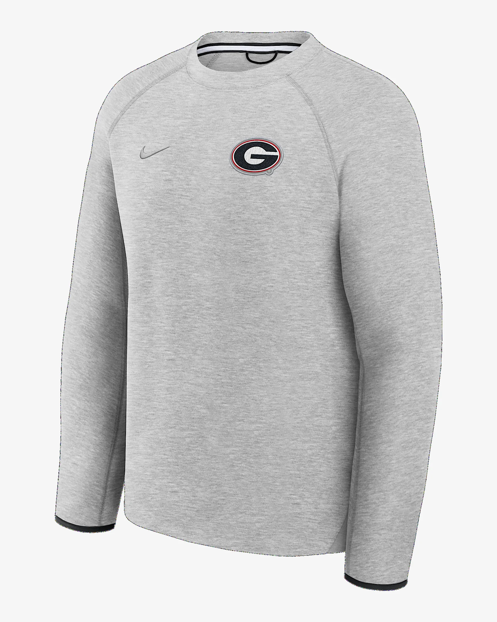 Georgia Tech Fleece Men's Nike College Pullover Crew - 1