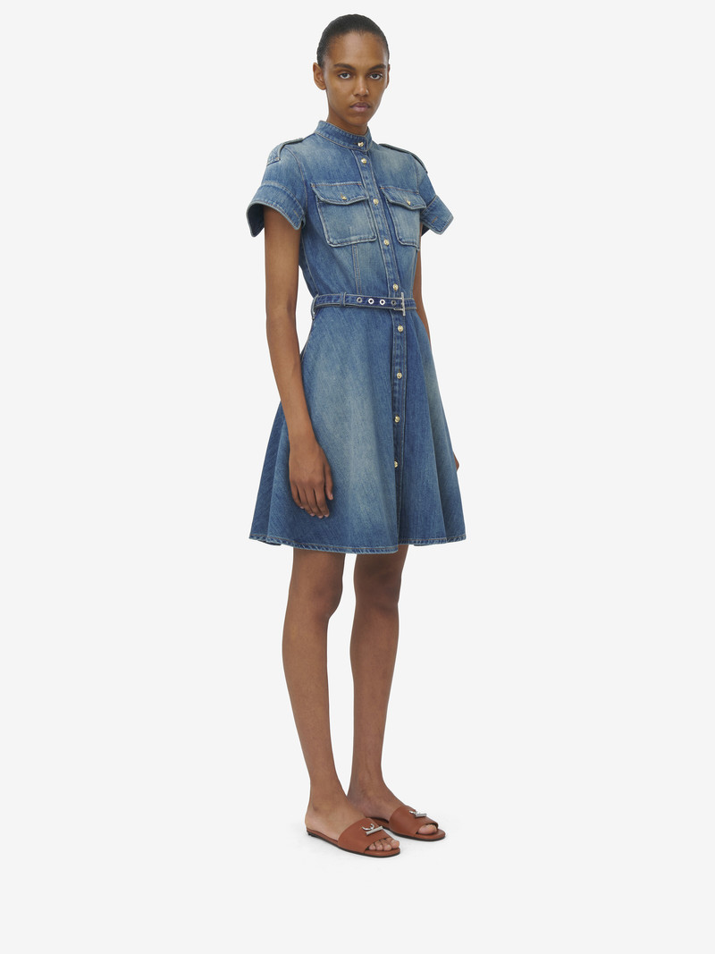 Shirt Denim Mini Dress 3