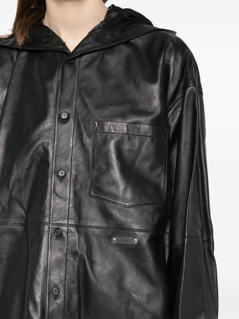 leather hoodie shirt 5