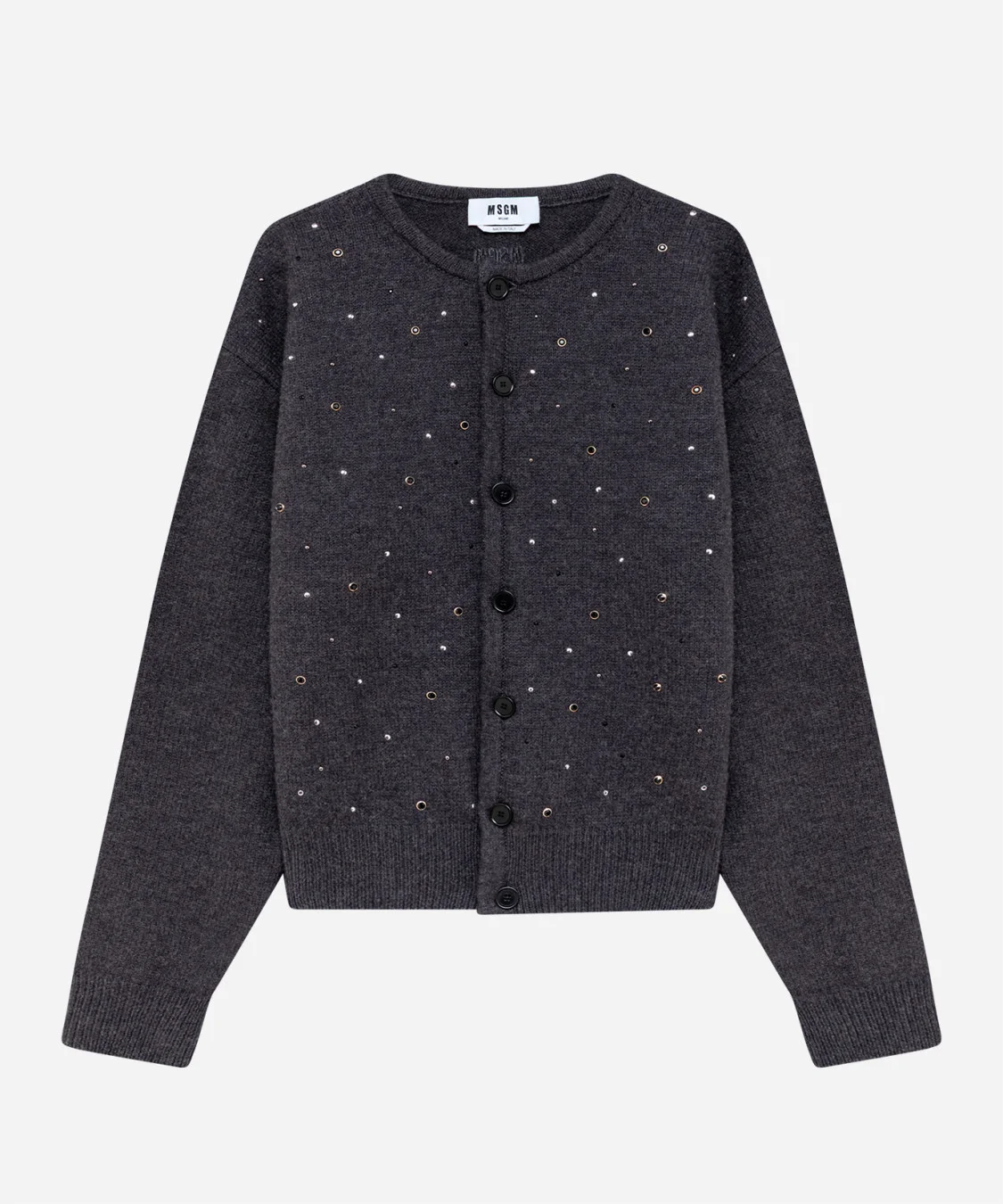 Cardigan with metal details - 1