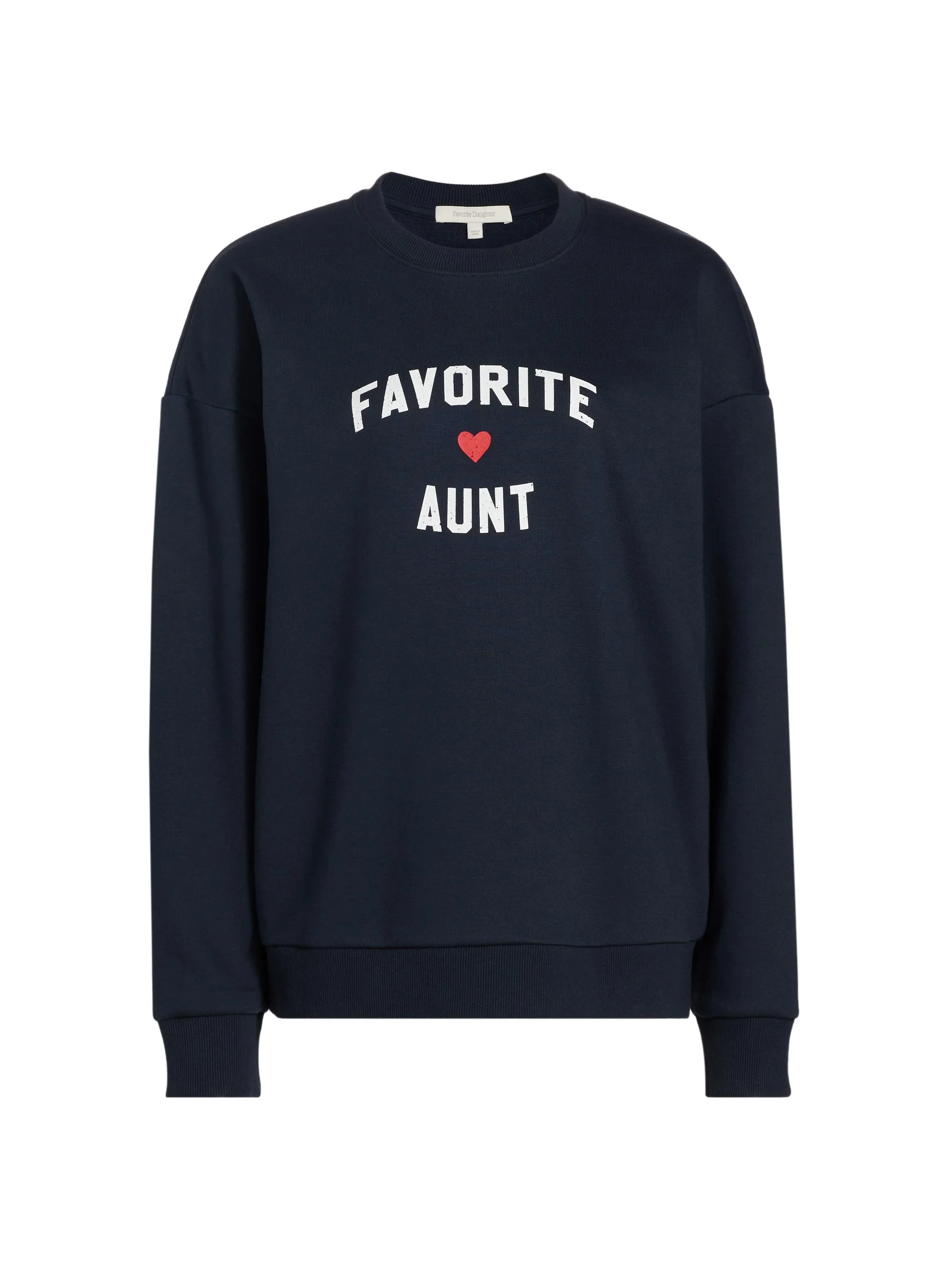 Women's Favorite Aunt Heart Logo Sweatshirt - Navy - 1