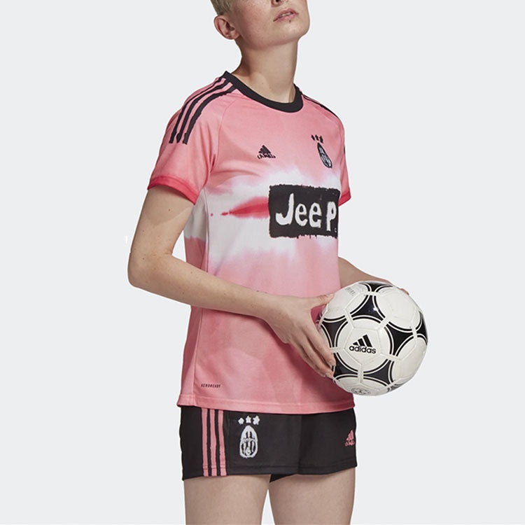 adidas x Human Race Crossover AU Player Edition 20-21 Season Juventus Jersey Pink GJ9096 - 6