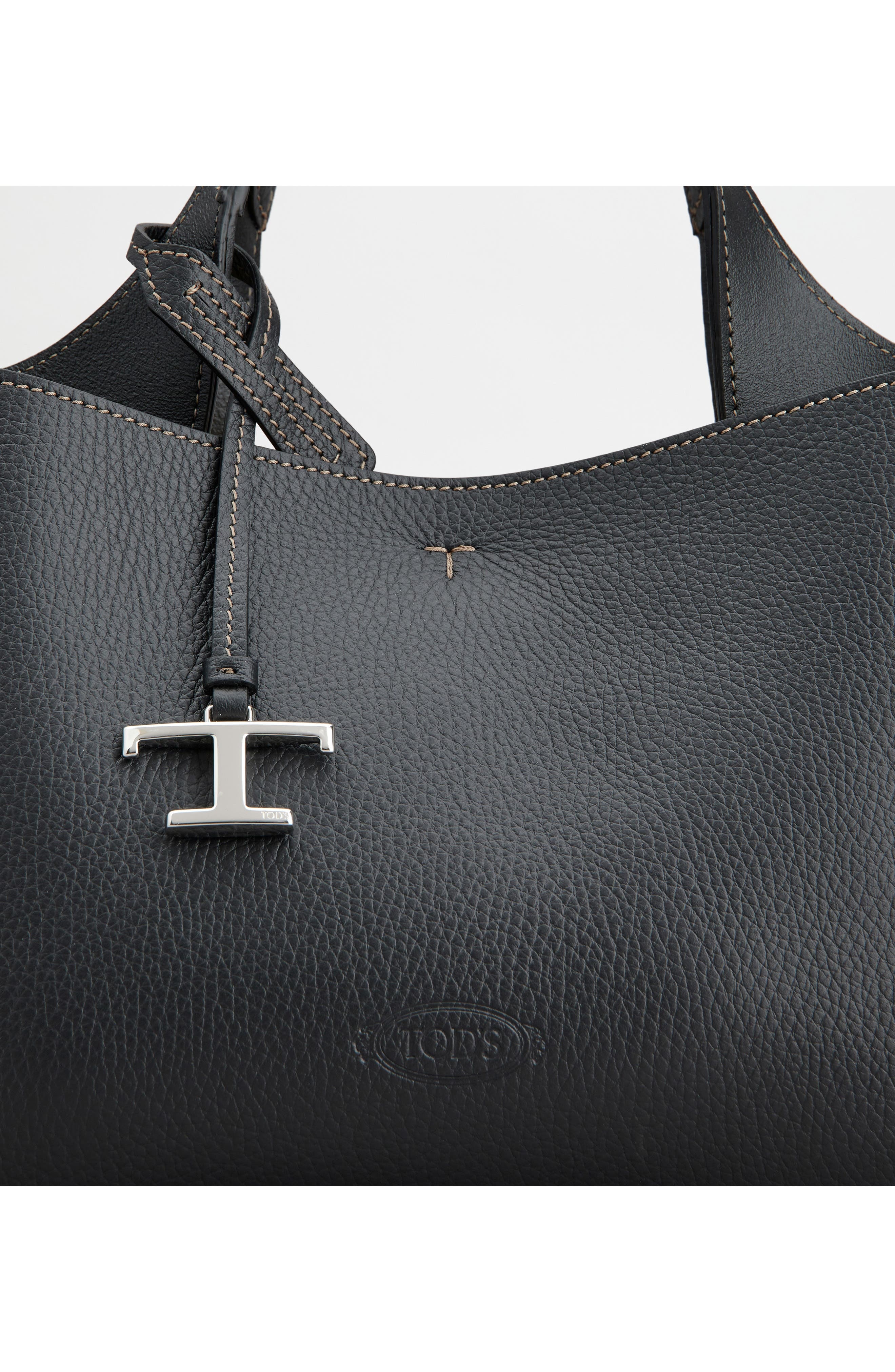 Tod's Mini Leather Tote in Nero at Nordstrom - 8