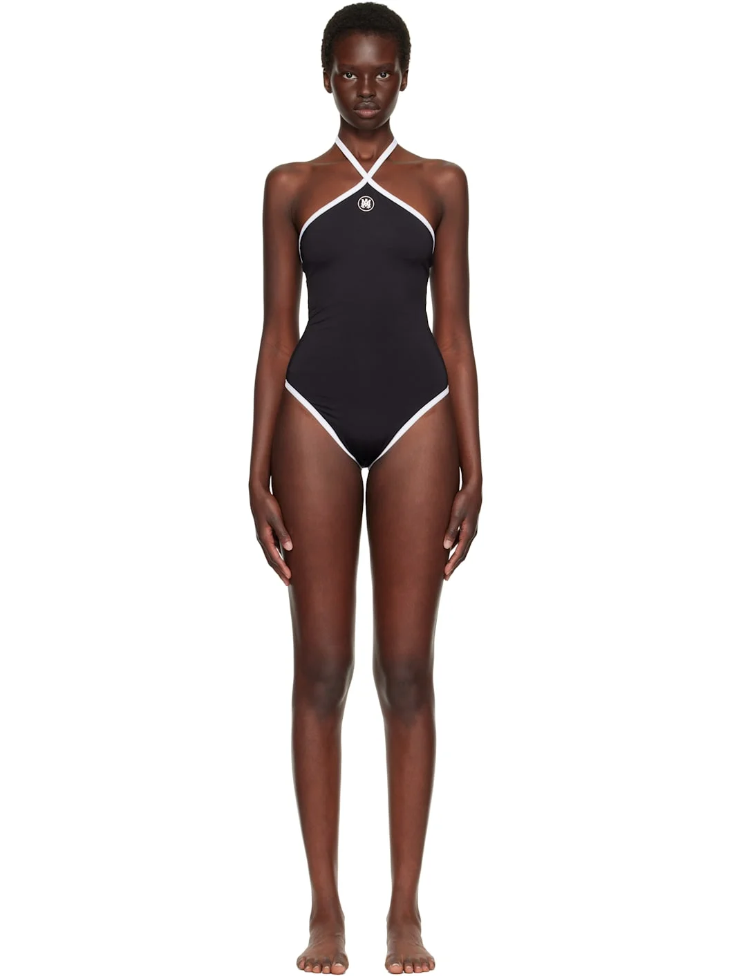 Black MA One Piece Swimsuit - 1